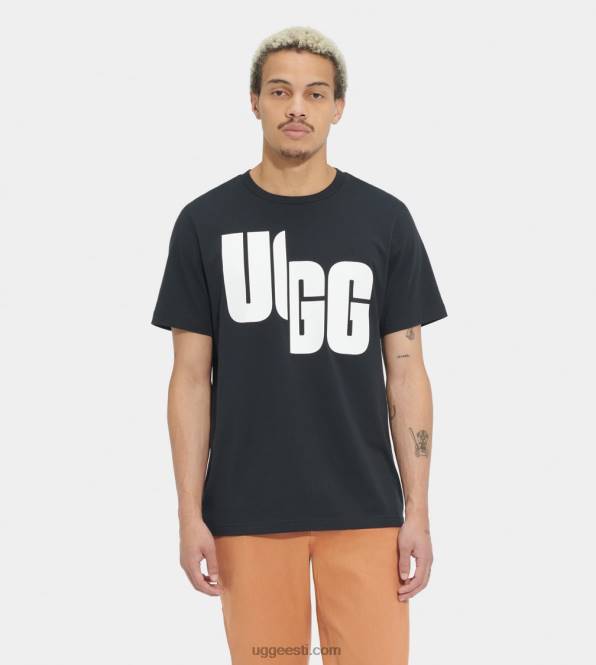 UGG kõik soost ülisuur logoga tee chopd PHPB2289 must