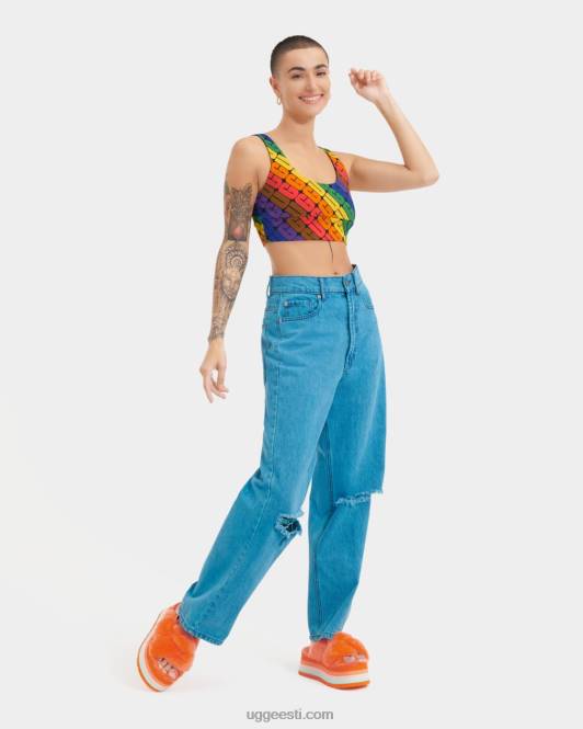 UGG kõik soost zayley bralette uhkus PHPB190 vikerkaare logo