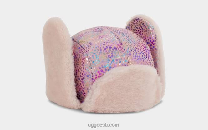 UGG lapsed säratäpiline lambanahast püüdja PHPB1784 sädelev täpp roosa