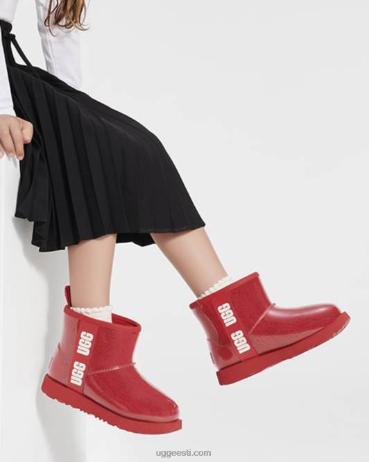 UGG lapsed klassikaline selge mini ii PHPB1753 samba punane