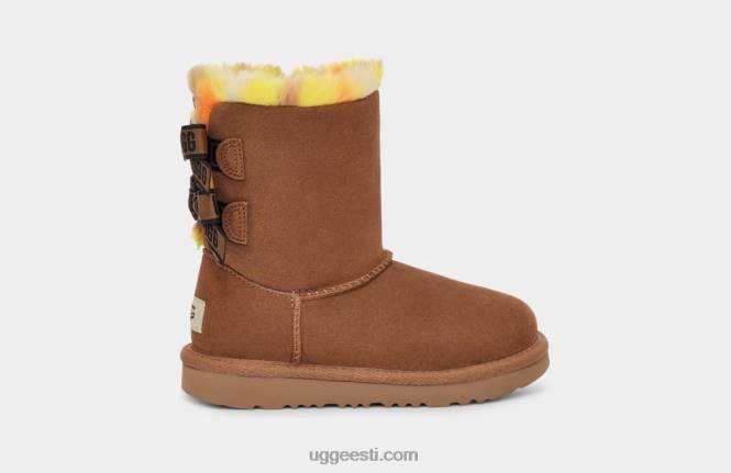 UGG väikelapsed bailey bow ruuduline punk PHPB1985 kastan