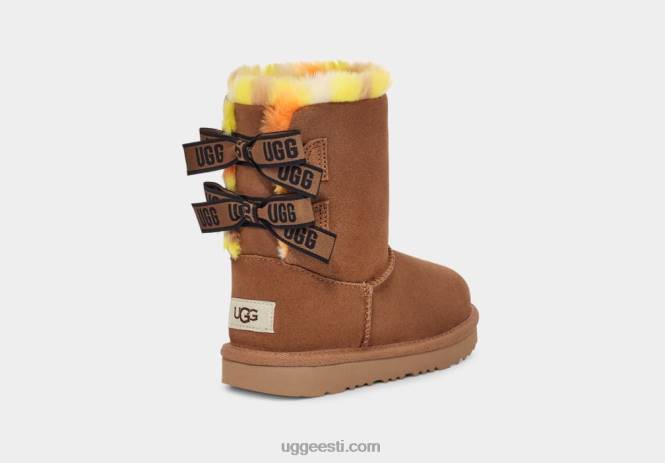 UGG väikelapsed bailey bow ruuduline punk PHPB1985 kastan