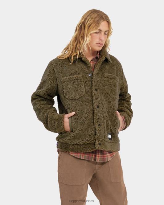 UGG mehed janson sherpa rekkamehe jope PHPB1885 põletatud oliiv