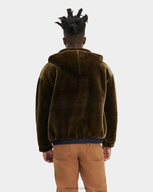 UGG mehed kairo kunstkarusnahast jakk PHPB1903 põletatud oliiv