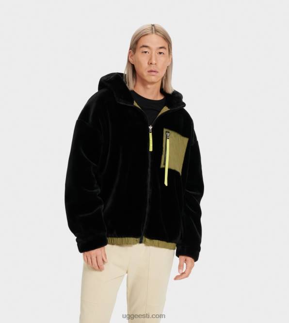 UGG mehed kairo kunstkarusnahast jakk PHPB1904 must