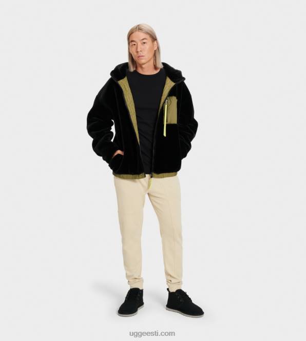 UGG mehed kairo kunstkarusnahast jakk PHPB1904 must