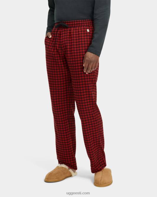 UGG mehed steiner pidžaama komplekt kinkekarbiga PHPB2205 must/punane tšekk