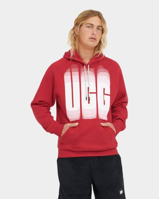 UGG mehed terrance hoodie lainepikkus PHPB1879 samba punane lainepikkus