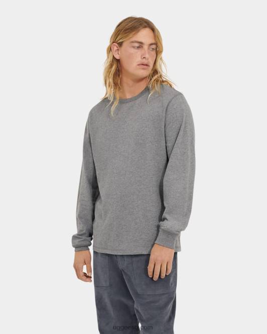 UGG mehed austyn pikkade varrukatega t-särk PHPB1872 hall kanarbik