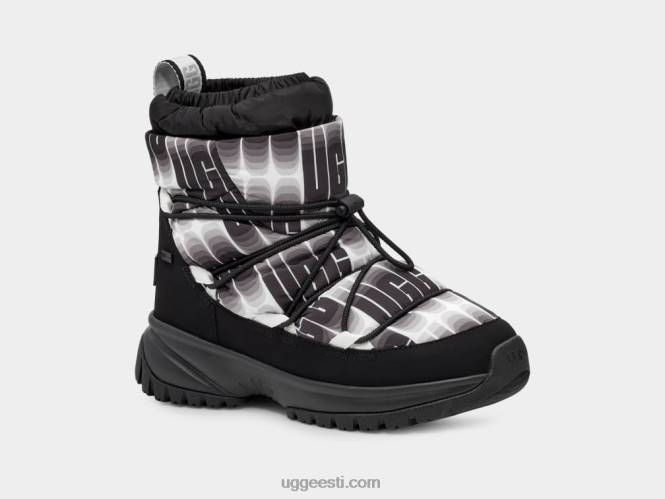 UGG naised yose puffer lainepikkus kesk PHPB17 must valge