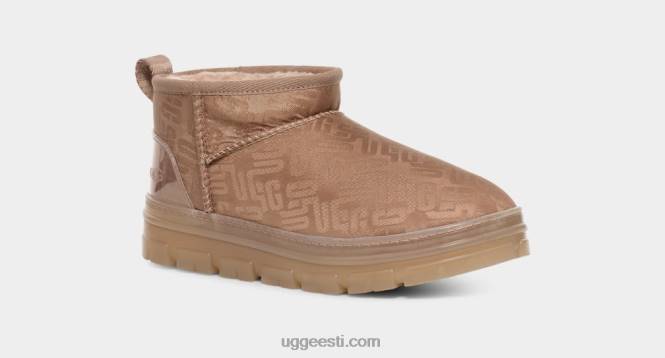 UGG naised klassikaline ultra mini monogramm PHPB2138 pruunikas hall