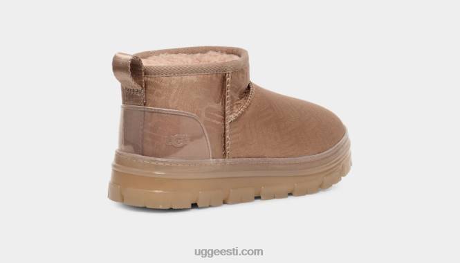 UGG naised klassikaline ultra mini monogramm PHPB2138 pruunikas hall