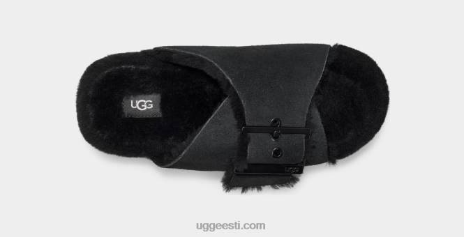 UGG naised lukk väljapoole PHPB787 must seemisnahk