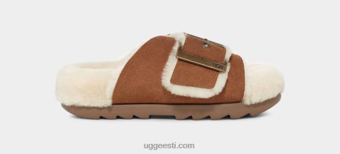 UGG naised lukk väljapoole PHPB788 kastani seemisnahk