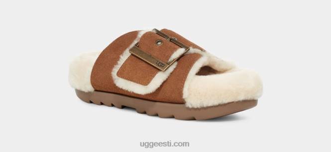 UGG naised lukk väljapoole PHPB788 kastani seemisnahk