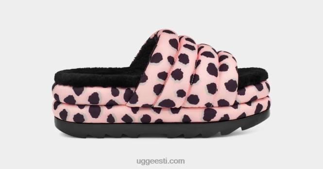 UGG naised maxi slide gepardprint PHPB2139 roosa kammkarp