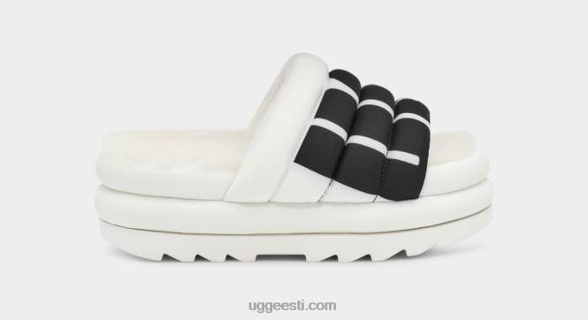 UGG naised maxi slide logo PHPB2140 valge