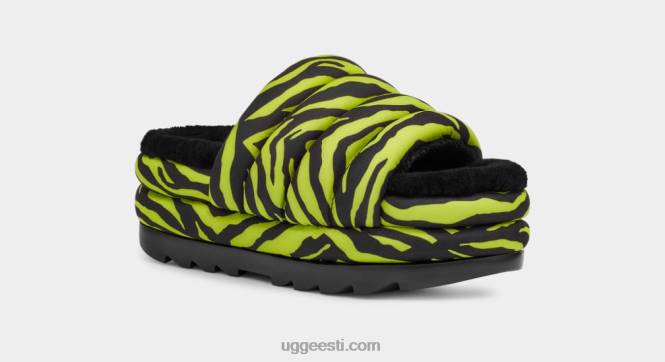 UGG naised maxi slide tiigritrükk PHPB42 võtme laim