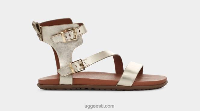 UGG naised solivan rihm PHPB63 kahvatu kuldne metallik