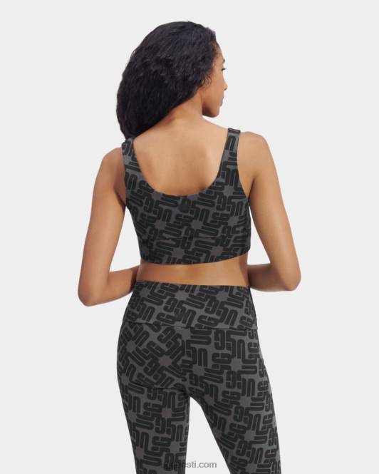 UGG naised zayley bralette monogramm PHPB2059 must graafiline monogramm