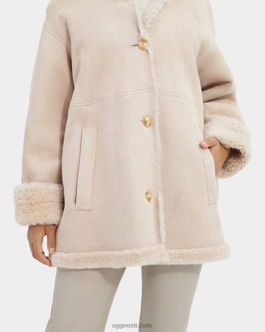 UGG naised faydon ümberpööratav shearling jope PHPB2268 liiv