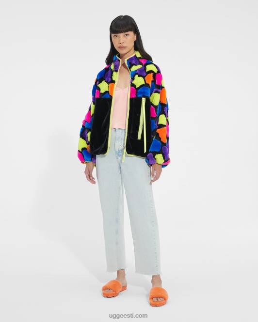 UGG naised marlene sherpa jope multi PHPB181 mustad peotäpid