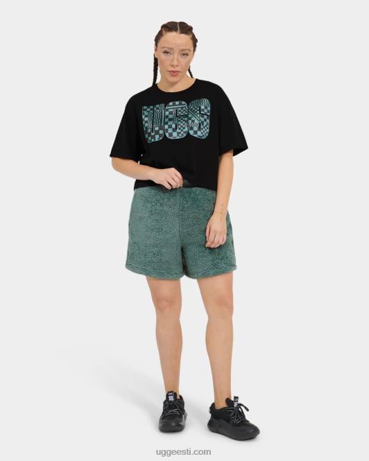 UGG naised camilia sherpa lühikesed püksid PHPB1090 aloe vera/kesköösinine