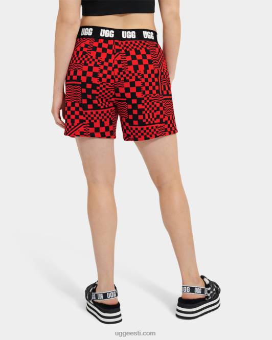 UGG naised chrissy lühikesed tšekid PHPB1054 süüdata/mustad tšekid
