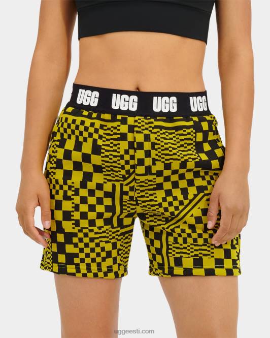 UGG naised chrissy lühikesed tšekid PHPB2219 mõnu/mustad tšekid