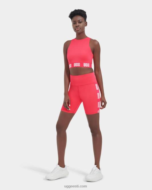 UGG naised hayleigh logoga biker lühike PHPB2191 flamingo roosa