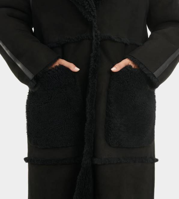 UGG naised fayre twinface lambanahkne mantel PHPB1170 must