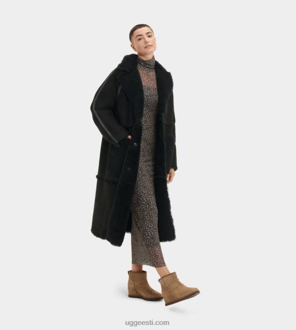 UGG naised fayre twinface lambanahkne mantel PHPB1170 must