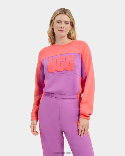 UGG naised aryia kärbitud pullover blokeeritud PHPB2164 bodacious/päikeseloojangukorall