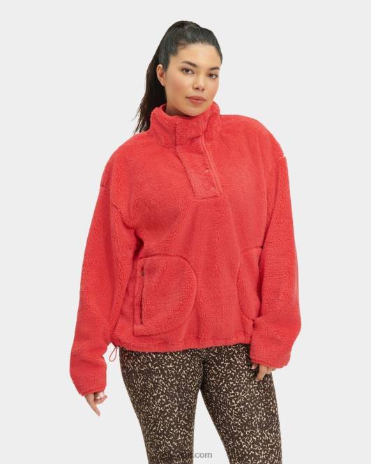 UGG naised atwell sherpa poolne tõmbepulk PHPB151 punane marja