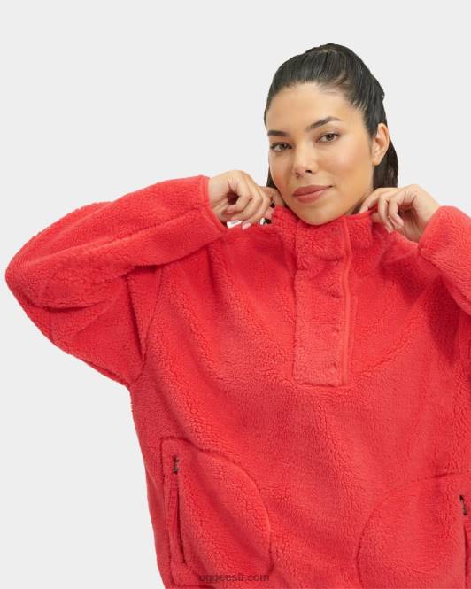 UGG naised atwell sherpa poolne tõmbepulk PHPB151 punane marja