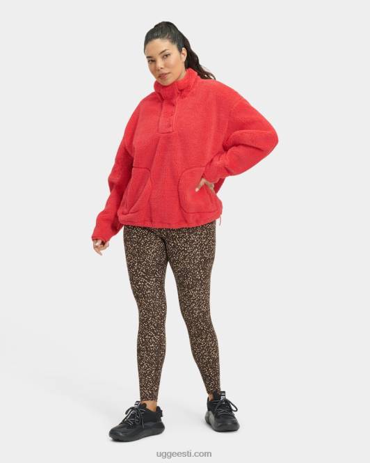 UGG naised atwell sherpa poolne tõmbepulk PHPB151 punane marja