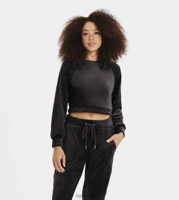 UGG naised beckneri kärbitud dressipluus PHPB107 süsi