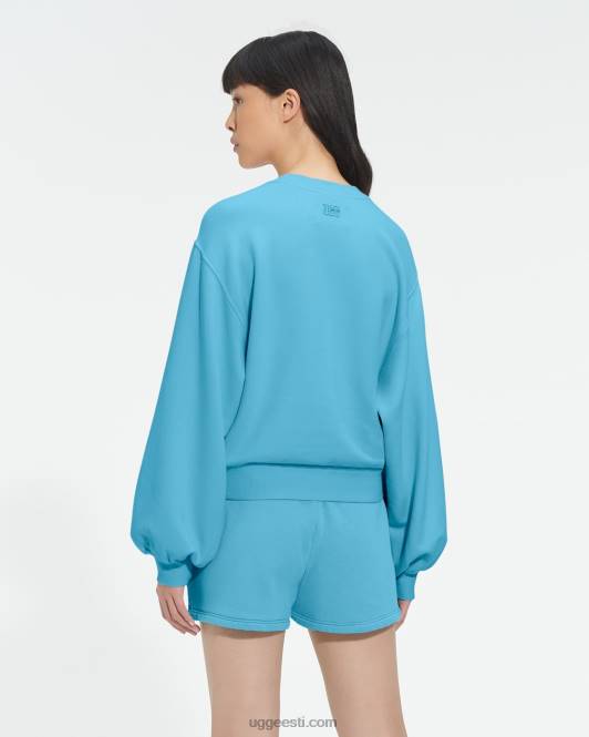 UGG naised brook balloon sleeve crewneck PHPB1363 bahama sinine