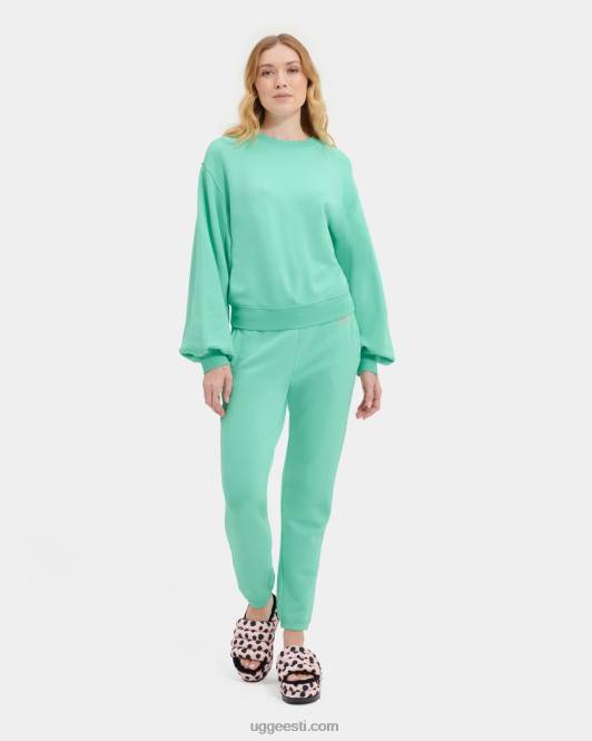 UGG naised brook balloon sleeve crewneck PHPB1364 kahvatu smaragd