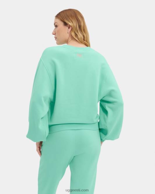 UGG naised brook balloon sleeve crewneck PHPB1364 kahvatu smaragd