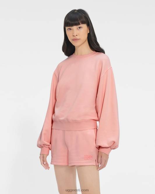 UGG naised brook balloon sleeve crewneck PHPB1365 roosa opaal