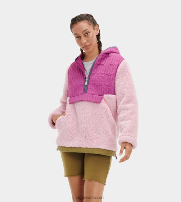 UGG naised iggy sherpa pool lukuga pullover PHPB2239 lavendli tuul multi