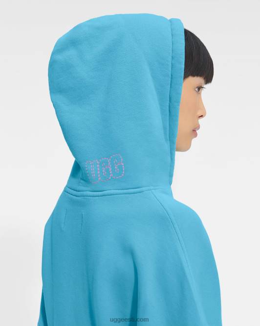 UGG naised keira kärbitud kapuuts PHPB1289 bahama sinine