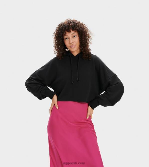 UGG naised keira kärbitud kapuuts PHPB1294 must