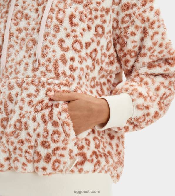 UGG naised loyra sherpa kapuuts PHPB1281 valge panter