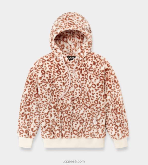 UGG naised loyra sherpa kapuuts PHPB1281 valge panter