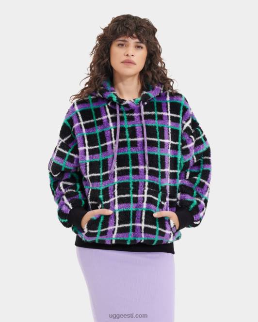 UGG naised loyra sherpa kapuuts PHPB1284 rannakarbi ruuduline punk