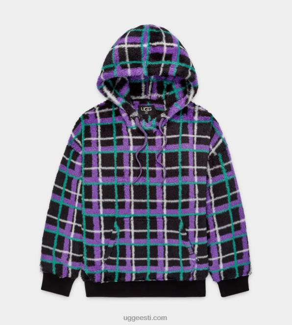 UGG naised loyra sherpa kapuuts PHPB1284 rannakarbi ruuduline punk