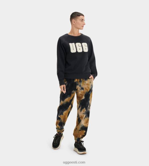 UGG naised madeline fuzzy logo crewneck PHPB1018 must/kreem