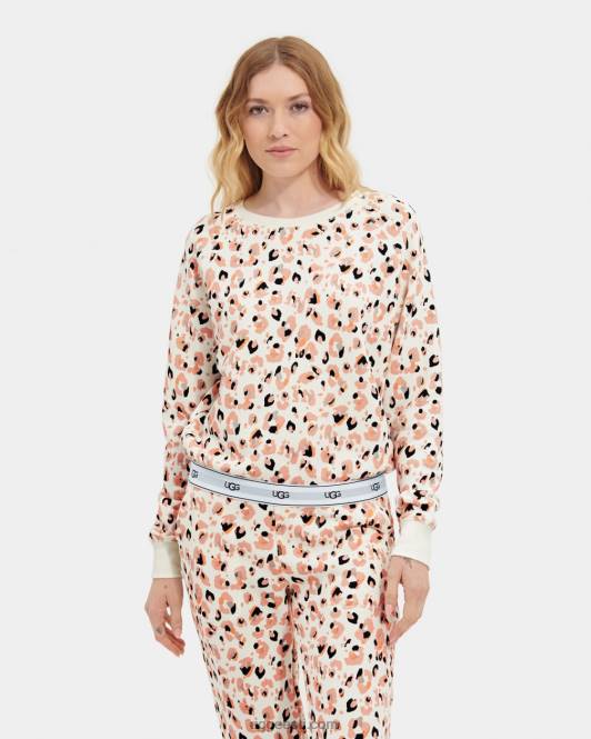 UGG naised nena crewneck PHPB2076 kreemiga värvitud leopard